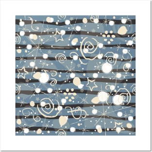 Winter Pattern Posters and Art